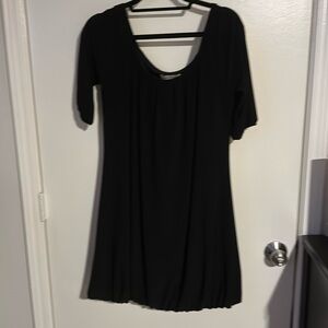 White House black market 92% polyester 8% spandex, black dress